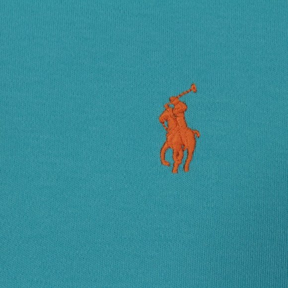 Polo by Ralph Lauren Polo Men's Large Blue Short Sleeve Solid Cotton - Picture 4 of 10